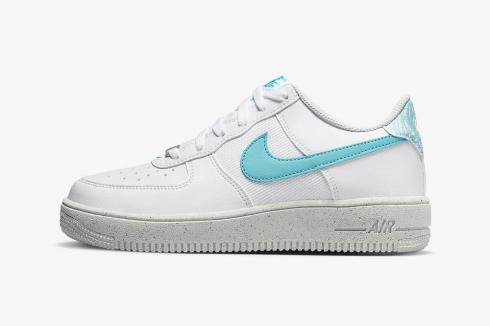 Nike Air Force 1 Low GS Crater White Copa Laser Blue DM1086-100