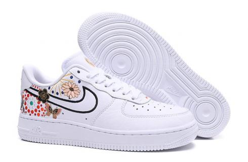 Nike Air Force 1 Low Lunar New Year White Flower Colorful AJ8298-100