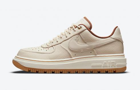 Nike Air Force 1 Low Luxe Pearl White Pecan Gum Yellow Pale Ivory DB4109-200