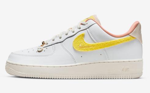 Nike Air Force 1 Low Mama White Yellow Strike Phantom Pearl DV2183-100