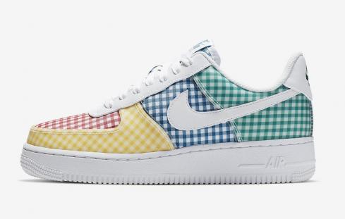 Nike Air Force 1 Low QS White Gingham Pack Multicolor BV4891-100