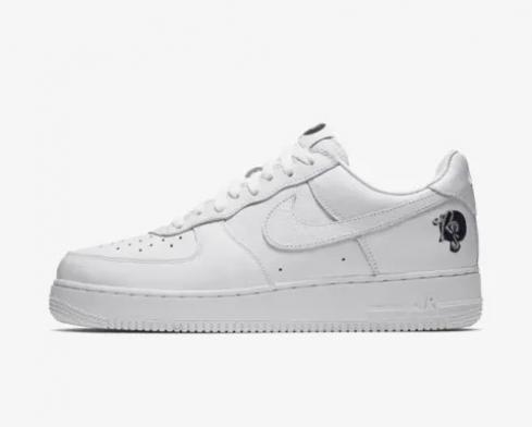 Nike Air Force 1 Low Roc-A-Fella White Black Running Shoes A01070-101