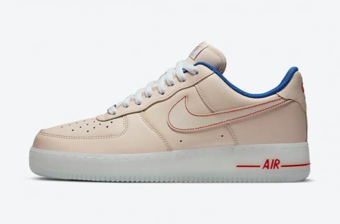 Nike Air Force 1 Low Translucent Soles Beige Blue Red DH0928-800