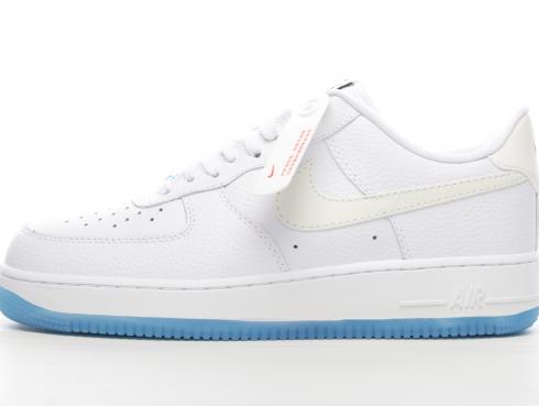 Nike Air Force 1 Low UV Reactive Swoosh White University Blue DA8301-101