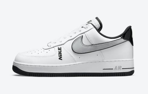 Nike Air Force 1 Low White Black Metallic Sliver DC8873-101