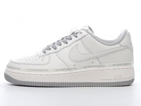 Nike Air Force 1 Low White Grey Running Shoes CQ5059-310