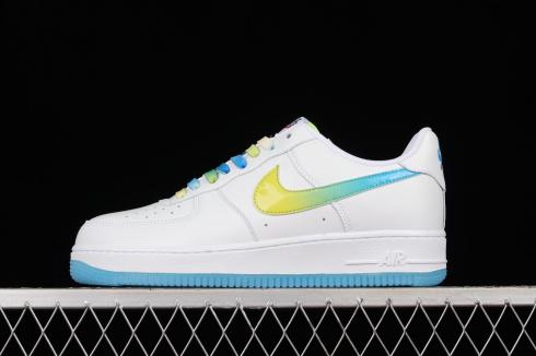 Nike Air Force 1 Low White Navy Blue Yellow TO1232-111