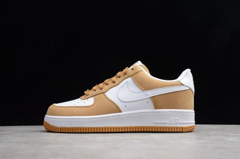 Nike Air Force 1 Low White Wheat Running Shoes 306353-991