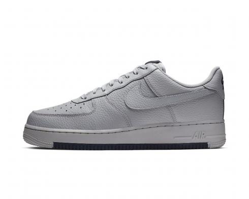 Nike Air Force 1 Low Wolf Grey Obsidian Running Shoes AO2409-002