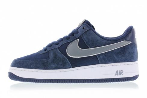Nike Air Force 1 Midnight Navy Cool Grey Sneakers 488298-433