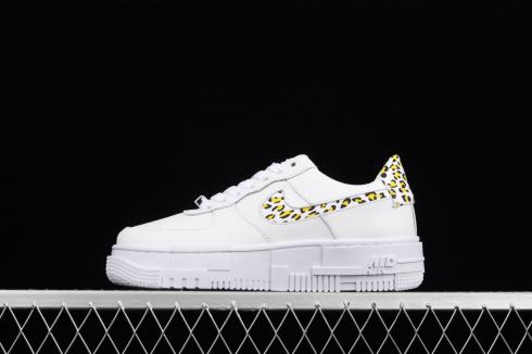 Nike Air Force 1 Pixel Leopard Summit White Black Yellow DH9632-101