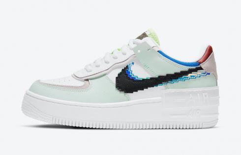 Nike Air Force 1 Shadow Pixel Barely Green White Platinum Violet CV8480-300