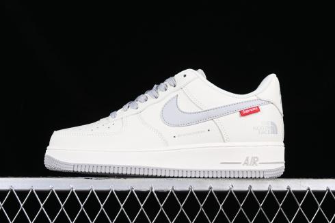 Supreme x The North Face x Nike Air Force 1 07 Low Off White Grey SU2305-006