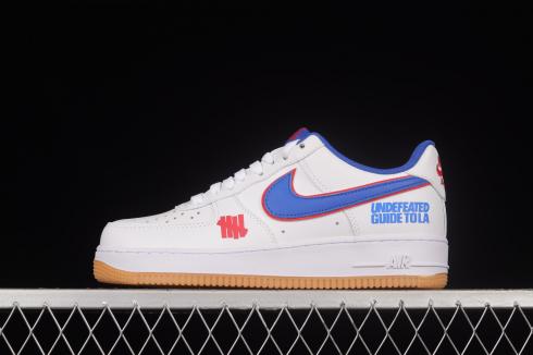 Undefeated x Nike Air Force 1 07 Low Navy Blue Red White DM8461-100