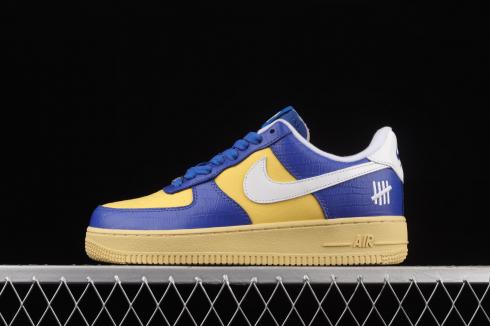 Undefeated x Nike Air Force 1 Low SP Dunk vs AF1 Court Blue White Gold DM8462-400