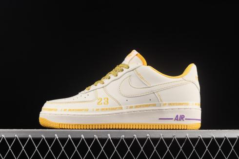 Uninterrupted x Nike Air Force 1 Low MORE THAN White Yellow DW8802-605