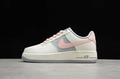 Wmns Nike Air Force 1 Low Beige Grey Pink White CW7584-101