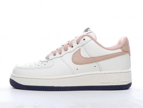 Wmns Nike Air Force 1 Low Pink White Blue Shoes DJ6065-500