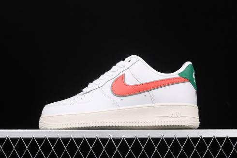 Nike Air Force 1 Low Upstep White Green Red Running Shoes AT2627-152