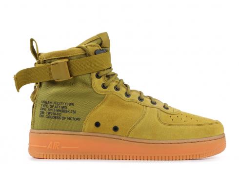Nike Air Force 1 Sf Af1 Mid Desert Moss 917753-301