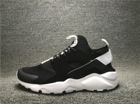 Nike Air Huarache Ultra Run Flyknit Black White Running Shoes 752703-992