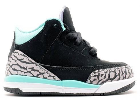 Air Jordan 3 Retro Gt Black Purple Grey Irn turquoise Blchd Wolf 654964-045