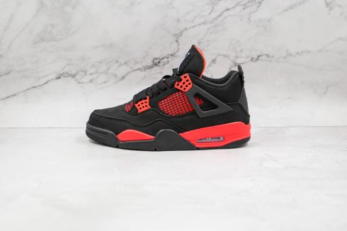 Air Jordan 4 Red Thunder Black White Shoes CT8527-016
