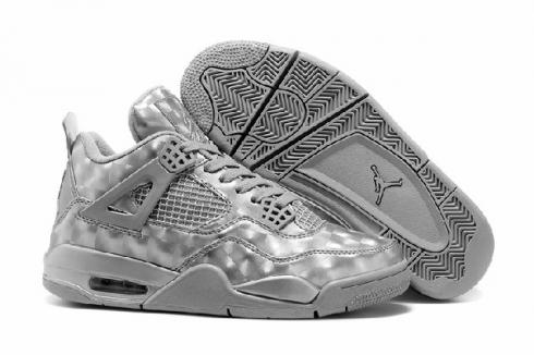 Nike Air Jordan 4 MATRIX 3D Silver Mens Fashion Sneaker