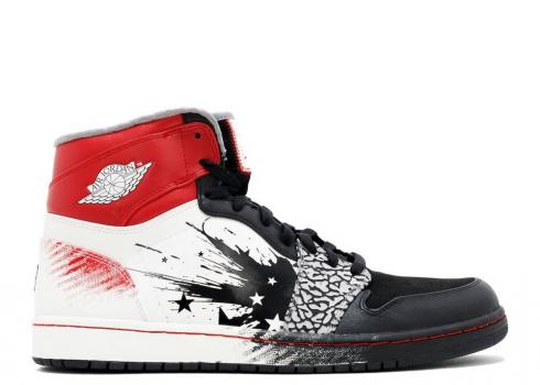 Air Jordan 1 High Dw Wings Of The Future White Sport Black Red 464803-001