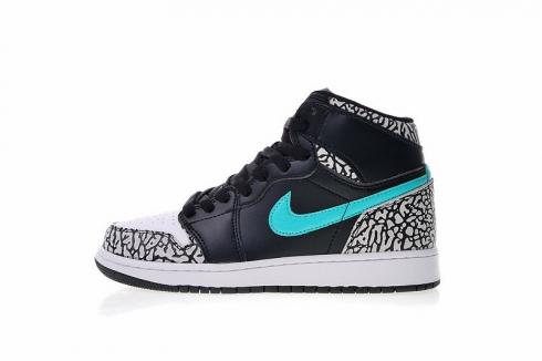 Nike Air Jordan 1 High Atmos Elephant Black White Blue 838850-013