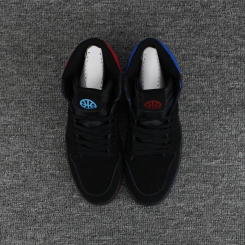 Nike Air Jordan I 1 Retro Men Basketball Shoes Black Blue Red 554724