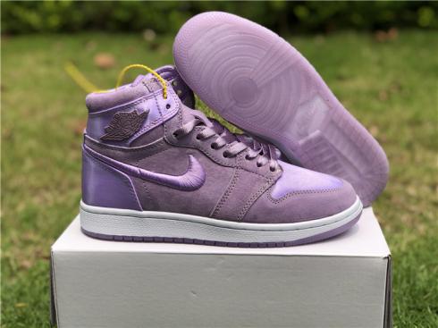 Nike Air Jordan I 1 Women Basketball Shoes Purple All