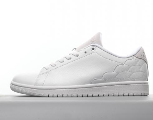 2021 Nike Air Jordan 1 Centre Court White On White DJ2756-100