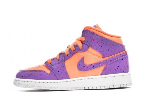 Air Jordan 1 Mid SE GS Atomic Pulse Orange Pulse Laser Crimson AV5174-800