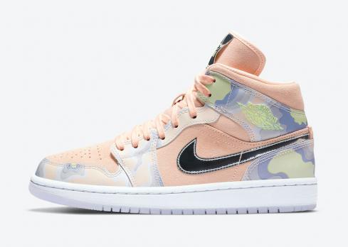 Wmns Air Jordan 1 Mid SE P HER SPECTIVE Washed Coral Light Whistle CW6008-600