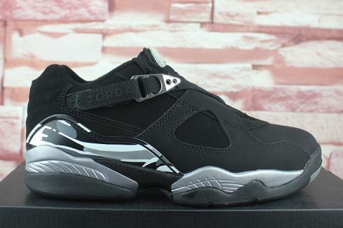 Nike Air Jordan Retro 8 Low Black Grey White Concord Men Basketball Shoes 305381-003