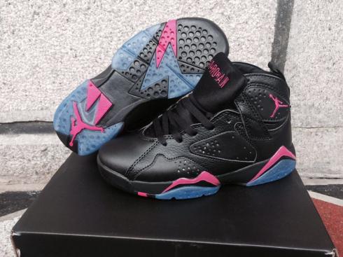 Nike Air Jordan VII 7 Retro black pink Women basketball Shoes 442960-018