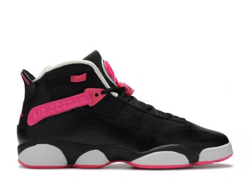 Air Jordan 6 Rings Gs Black Pink White Hyper 323399-061