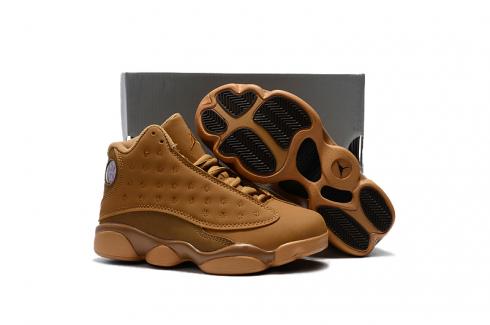 Nike Air Jordan 13 Kids Shoes Deep Brown All New