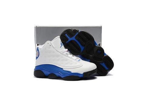 Nike Air Jordan XIII 13 Retro Kid Children Shoes Hot Black White Blue