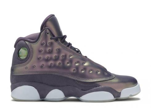 Air Jordan 13 Retro Premium Hc Gs Dark Raisin Hydrogen Blue AA1236-520