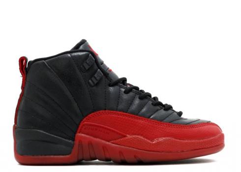Air Jordan 12 Retro Bg Black Varsity Red 153265-061