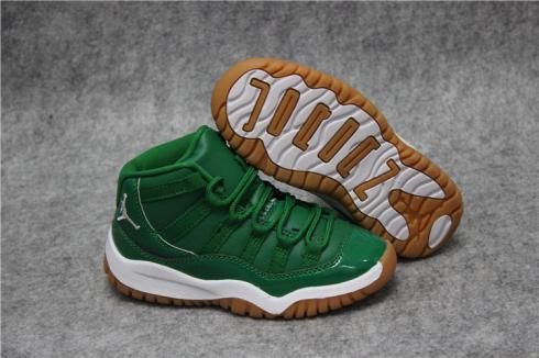 Nike Air Jordan XI 11 Retro green Basketball Shoes