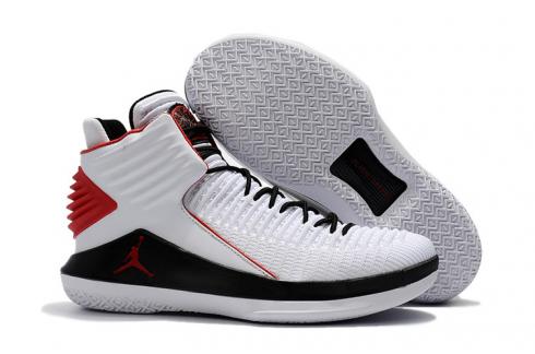 Nike Air Jordan XXXII 32 Men Basketball Shoes White Black Red AA1253