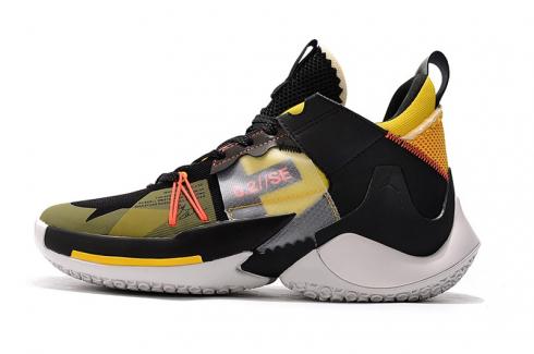 Jordan Why Not Zer0.2 SE Orange Pulse Black Flash Crimson Amarillo Westbrook Shoes CK0494-002