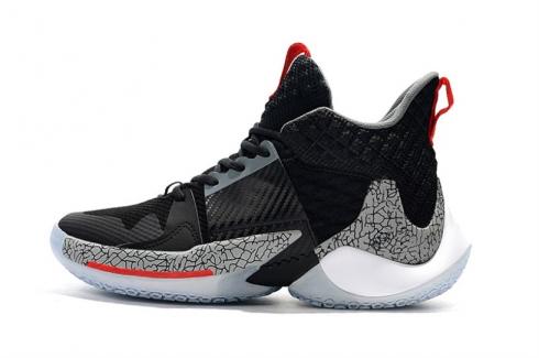 Nike Jordan Why Not Zero.2 Westbrook 0.2 Black Grey Cement AO6219-003
