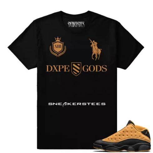 Match Air Jordan 13 Chutney Polo Guns by DxpeGods Black T shirt