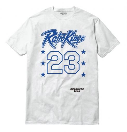 Jordan 3 True Blue Shirt All Retro Kings 23 White