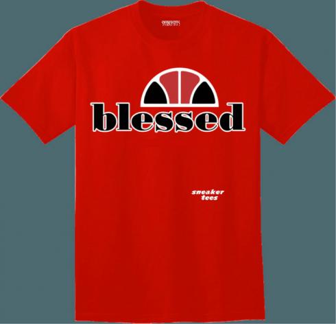 Jordan 3 True Red Shirt Blessed Red