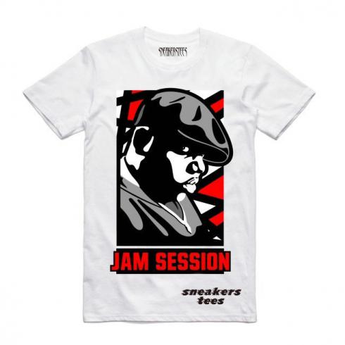 Jordan 8 Alternate Shirt Jam Session White